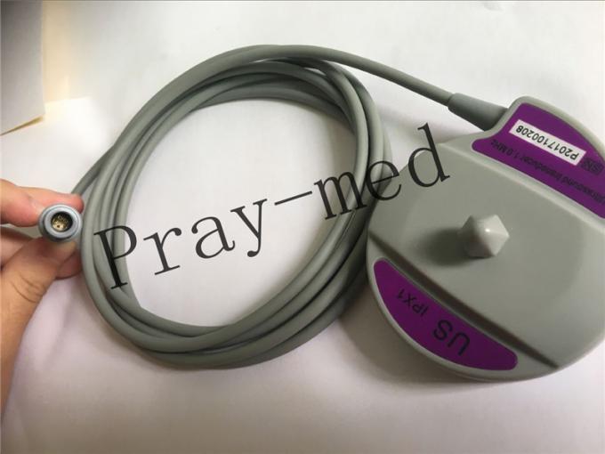 Grey Transducer Probe Ultrasound , Linear Ultrasound Probe Edan F3 4 Pin Two Notch