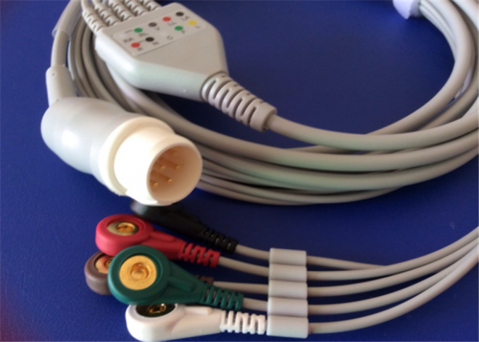 Cavo ECG con connettore snap per EDAN SE-1201