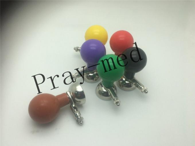 Multifunction Reusable ECG Electrodes Adapters Chest Suction With Bule