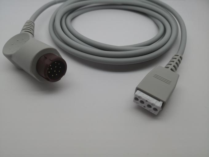 HP Pressure Transducer Cable IBP Adaptor Wire To Utah / BD/ Edward / Abbott