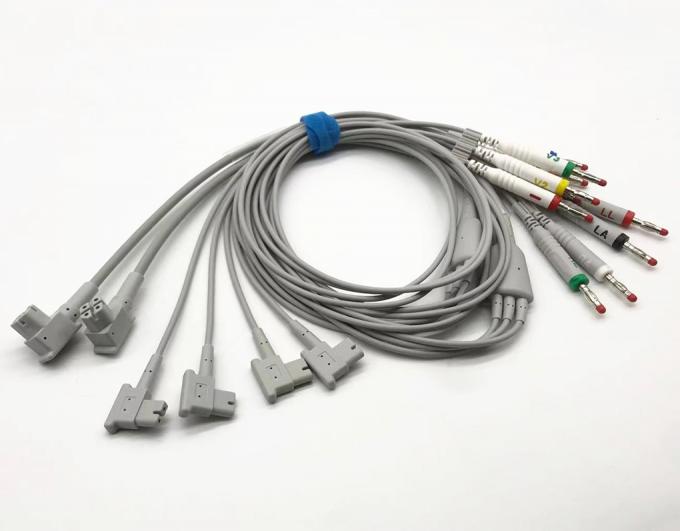 HP TC30 ecg Cable 10 Lead Ecg Cord with snap/clip 989803151651 2