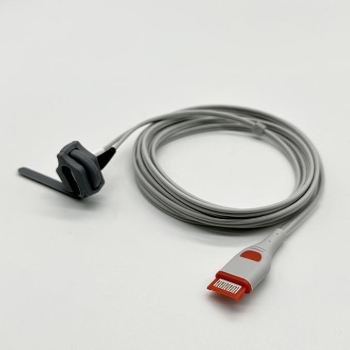 Red Spo2 Cable Compatible Masi Multi-Site Spo2 Cable For RAD-97 4253 Masi Red 20-pin ...