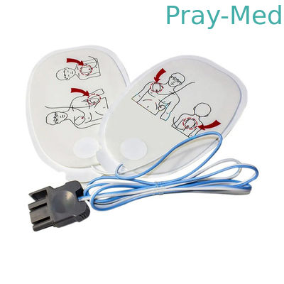 Buy Disposable Defibrillation Electrodes Ventilator Accessories Adult Child AED Electrodes online manufacture