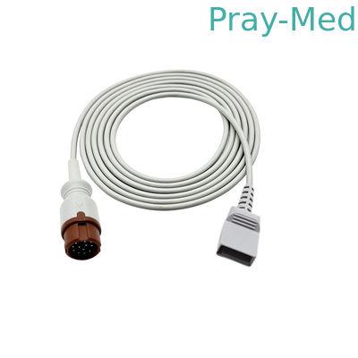 Buy Compatible Medical Adapter Invasive Bp Cable 3m Compatibility With Mindray Tpu online manufacture