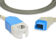 14 Pin Nihon Kohden Spo2 Sensor Cable , Nihon Kohden JL - 900P Nellcor Pulse Ox Cable