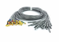 Hospital Eeg Gold Cup Electrodes Cable , Emg Cable For EEG / EMG Machine