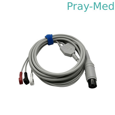 Buy Original Mindray 6pin 3-lead One-piece ECG Patient Cable 3.6M EA6131B online manufacture