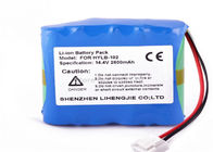 14.4v 2600mAh Ecg Machine Battery , Rechargeable Ecg Battery Pack Replacement