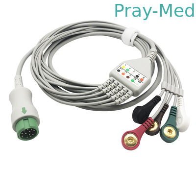 Buy Mindray ECG iMEC 8 iMEC 10 iMEC 12 For Mindray Datascope 4.0mm Diameter online manufacture