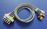 8 Pin HP 5 Lead Ecg Cable , M2406A / M1733a Ecg Trunk Cable 3.6m Length