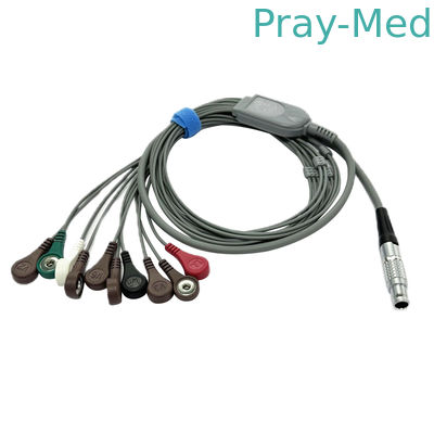 Buy Compatible Landcom 10-lead Recorder  ECG Holter Cable snap,10pin connector online manufacture