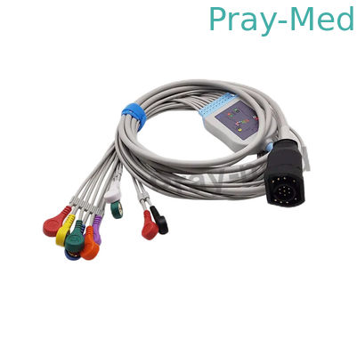 Buy Zoll Compatible Direct-Connect ECG EKG Cable For M Or E Series 8000-1007-01 8000-1006-02 online manufacture