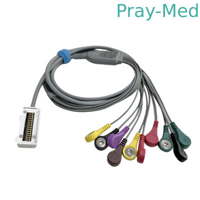 Buy Meditech Cardiup ECG Holter Cable For CardiUP!3 CardiUP!12 TPU Jacket 10-channel Snap Connector online manufacture