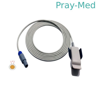 Buy 40 Degree Spo2 Probe Sensor Adult Finger Clip Contec Edan M8 6 Pin With CE / ISO online manufacture