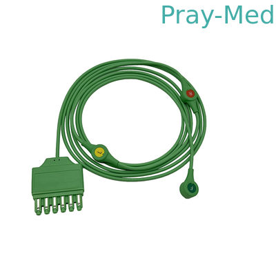 Buy Reusable Drager 3 Leadwire ECG MonoLead Cable ECG Leadwire Snap MS14555 online manufacture