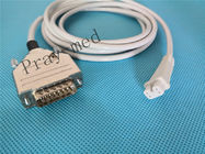 Neonate Ventilator Flow Sensor Cable 15 Pin Connector For Drager Babylog 8000