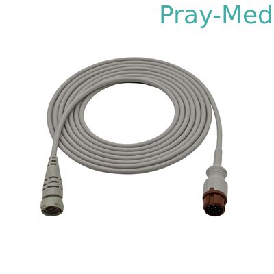 buy Mindray T5 Invasive Blood Pressure Cable , HP IBP Cable 4mm Diameter online manufacture