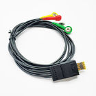 4.0mm TPU 4/6 Lead Schiller Ecg Cable For MT101 MT-200 Ecg Holter