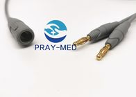 3m length EURO US Type Electrosurgical Bipolar Cable For Forceps