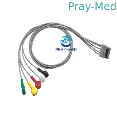 Buy TPU Jacket BTL-08 5 Lead Holter Ecg Cable 102cm For 12 Channel online manufacture