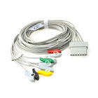 Schiller ECG Patient Cable 7 Pin 5 Lead Ecg Cable Snap Clip Type