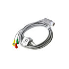 3.6m Adult Pediatric AHA IEC ECG Patient Cable 8 Pin For HP