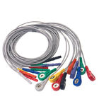 Din 1.5 Holter Record 10 Leads TPU Patient Cable  For Ecg Machine