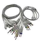Edan 18 leads ecg ekg cables for SE-18 SE-1515 Twin Pin Length TPU