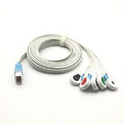 Disposable Radiolucent ECG Lead Wires 5 Lead Clip Compatible Covidien