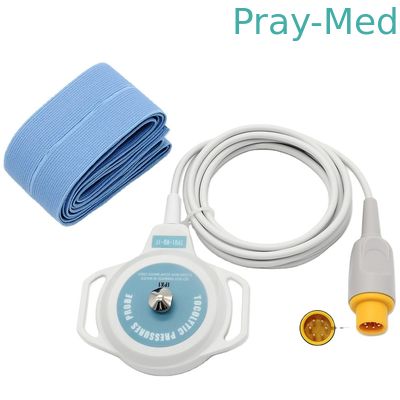 Buy US Fetal Monitor Toco Transducer 6pin Connector 2.2m Grey TPU Cable online manufacture