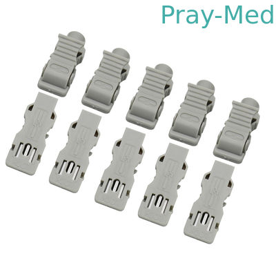 Buy Plastic Copper ECG Lead Clips Banana 4.0MM DIN 3.0MM 10pcs / Set online manufacture