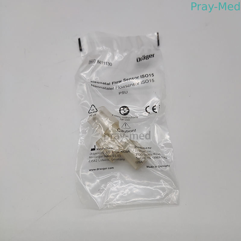 Original Drager Neonatal Flow Sensor ISO15 Ventilator Accessories 8411130