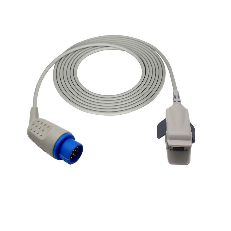 Compatible Biolight M9500 / m8500 / M7000 12pin adult reusable spo2 sensors probe with 3m