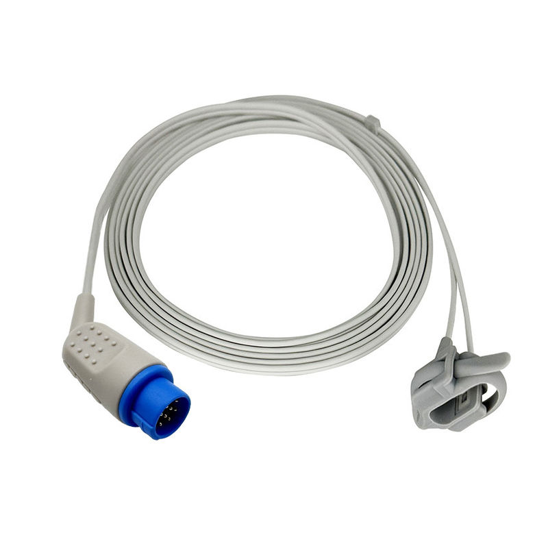 Compatible Biolight M9500 / m8500 / M7000 12pin adult reusable spo2 sensors probe with 3m