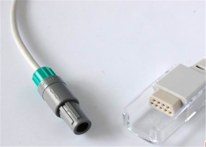 High Durability Spo2 Sensor Cable , Pulse Oximeter Cable 6 Pin Connector 0010 - 30 - 42625