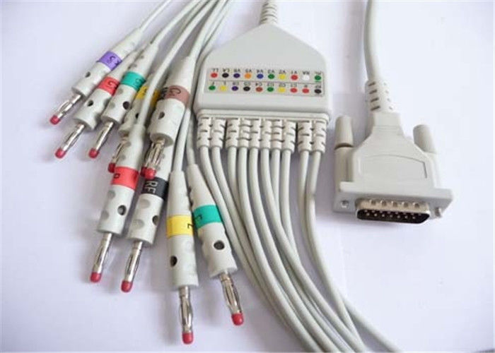 Compatible HP / HP Electrocardiogram Machine Cable And Lead Wires
