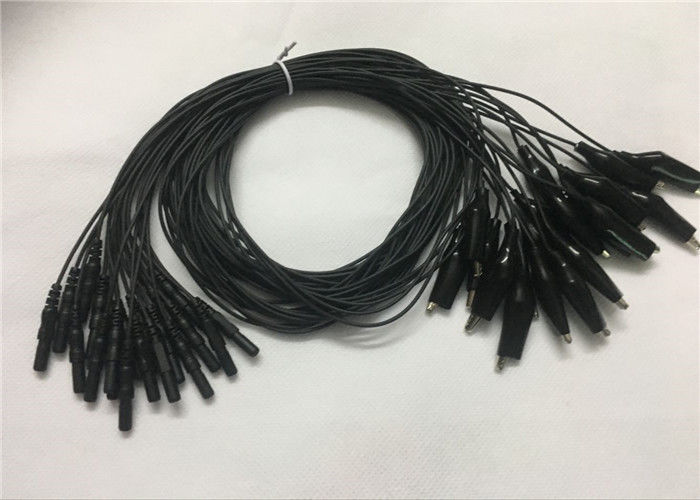 Din 1.5 EEG Cables / Eeg Cup Electrodes Din 1.5 Connector CE Standard