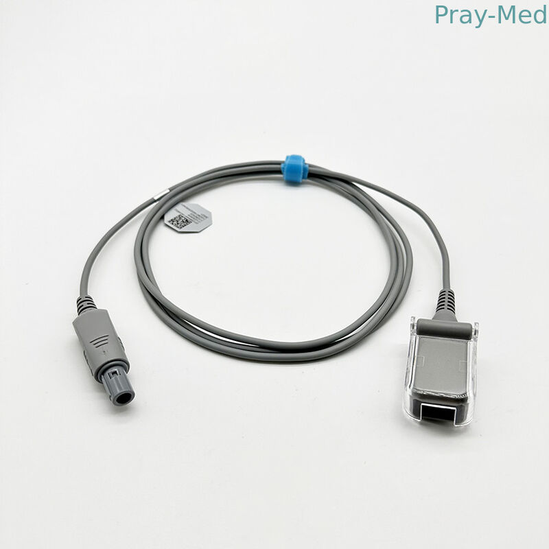 Edan Adult Spo2 Sensor 6pin Connector 60 Degree 3m TPU Jacket Cable
