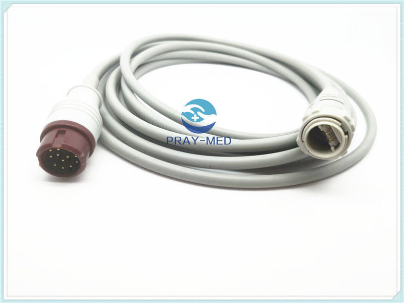 Mindray T5 Invasive Blood Pressure Cable , HP IBP Cable 4mm Diameter
