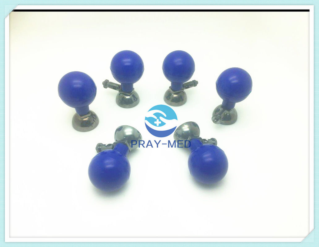 Agcl Material ECG Clamp Electrodes Bulb , Suction Cup ECG Electrodes Accurate Messurement