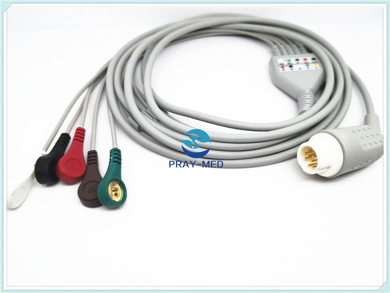 HP M1733a ECG Patient Cable Reliable Medical TPU Cable Material