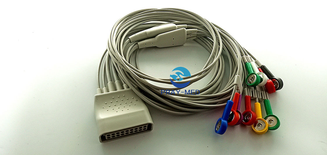 12-lead leadset Diagnostic ECG ST80i cable AHA 1.5m for HP 989803180121 989803180131