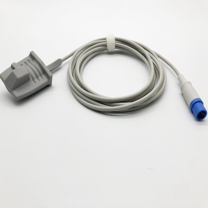 Grey TPU Drager Adult Soft Spo2 Sensor 3m Length