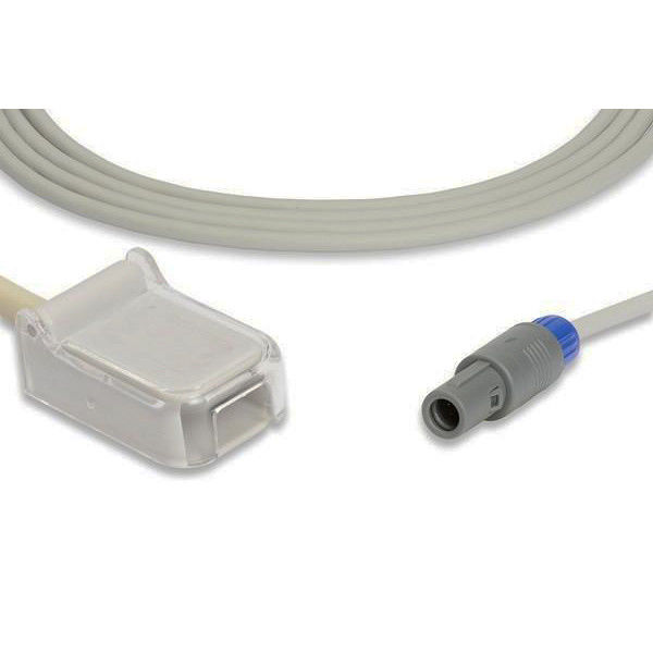 2m Adult TPU SpO2 Extension Cable Female 5 Pin Lemo Connector
