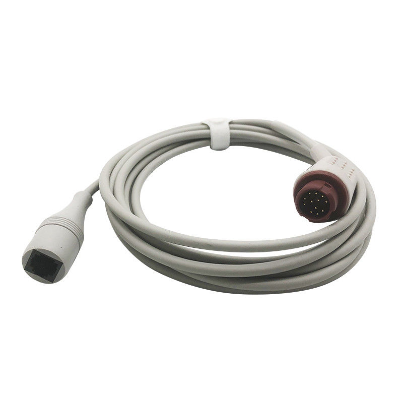 HP Pressure Transducer Cable IBP Adaptor Wire To Utah / BD/ Edward / Abbott