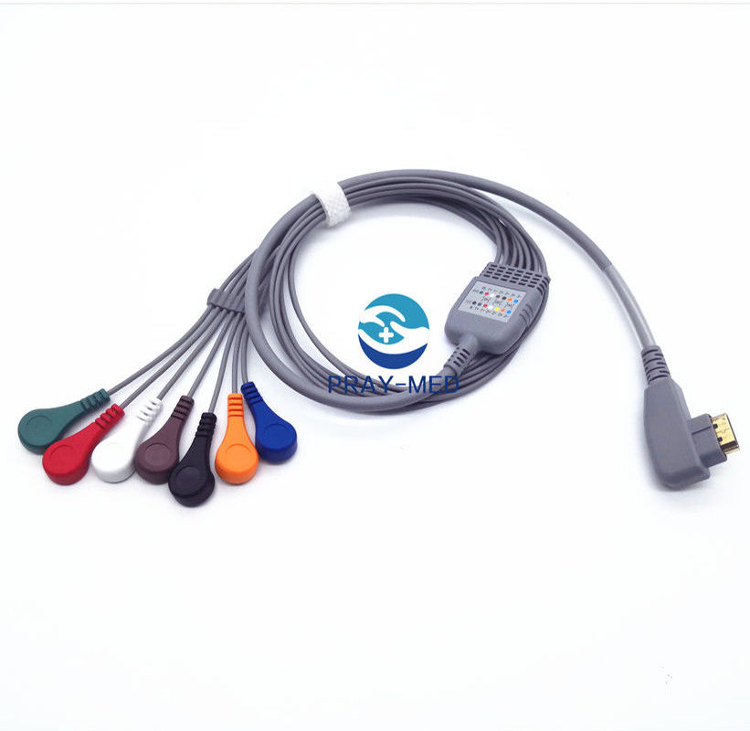 DMS Holter ECG Patient Cable 5 / 7 / 10 Lead 19 Pin With 6 Month Warranty