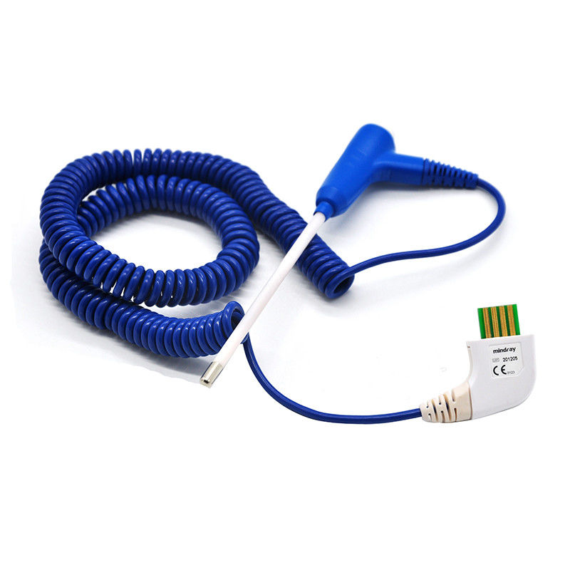 0.09kg Ventilator Accessories Smartemp Fast Oral Temp Probe TPU Jacket Blue