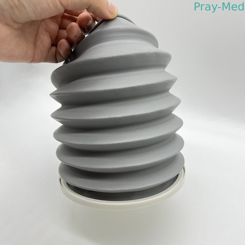 8 Layers Anesthesia Machine Bellows Latex Free Grey Bellow Air Bags