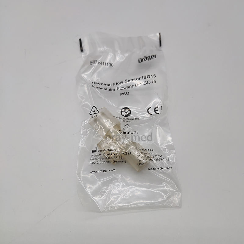 Original Drager Neonatal Flow Sensor ISO15 Ventilator Accessories 8411130