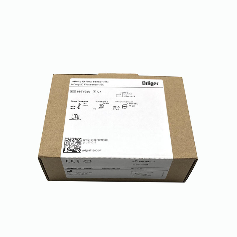 Plastic Draeger Flow Sensor Evita2 Evita4 Savina Transparent 6871980